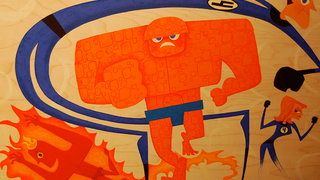 Trippy Re-Interpretations of Stan Lee's Comic Book Characters at Art Show
